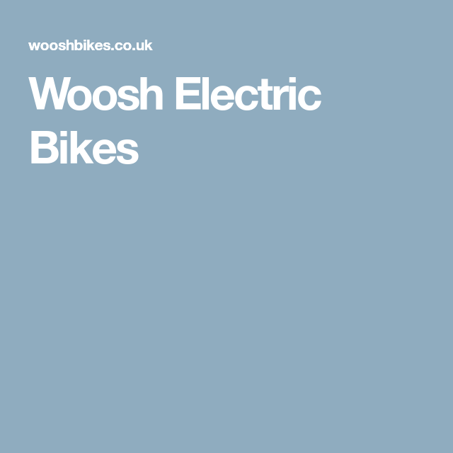 woosh bikes