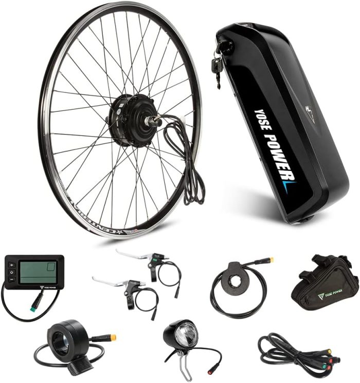 YOSE POWER 26''/28''(700c) ebike 36V250W Front Motor Bicycle E-Bike Hub Conversion Kit